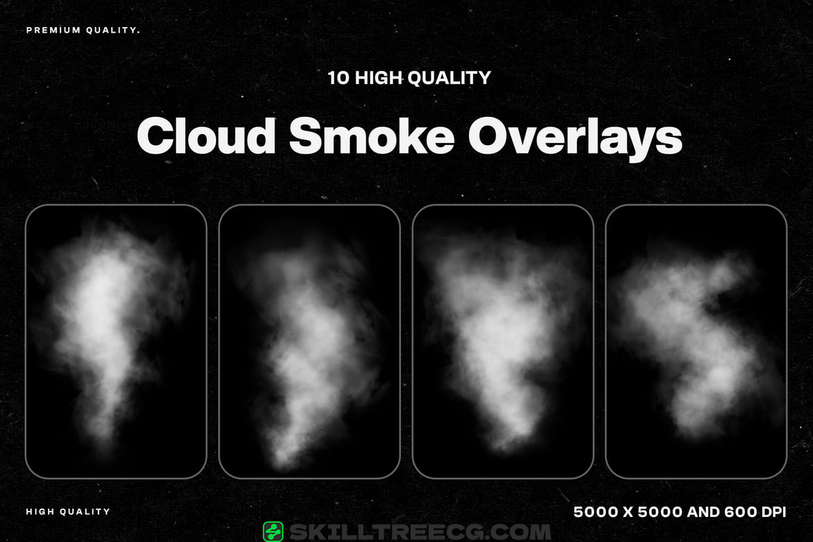 10 Cloud Smoke Overlays（740471）-技能树